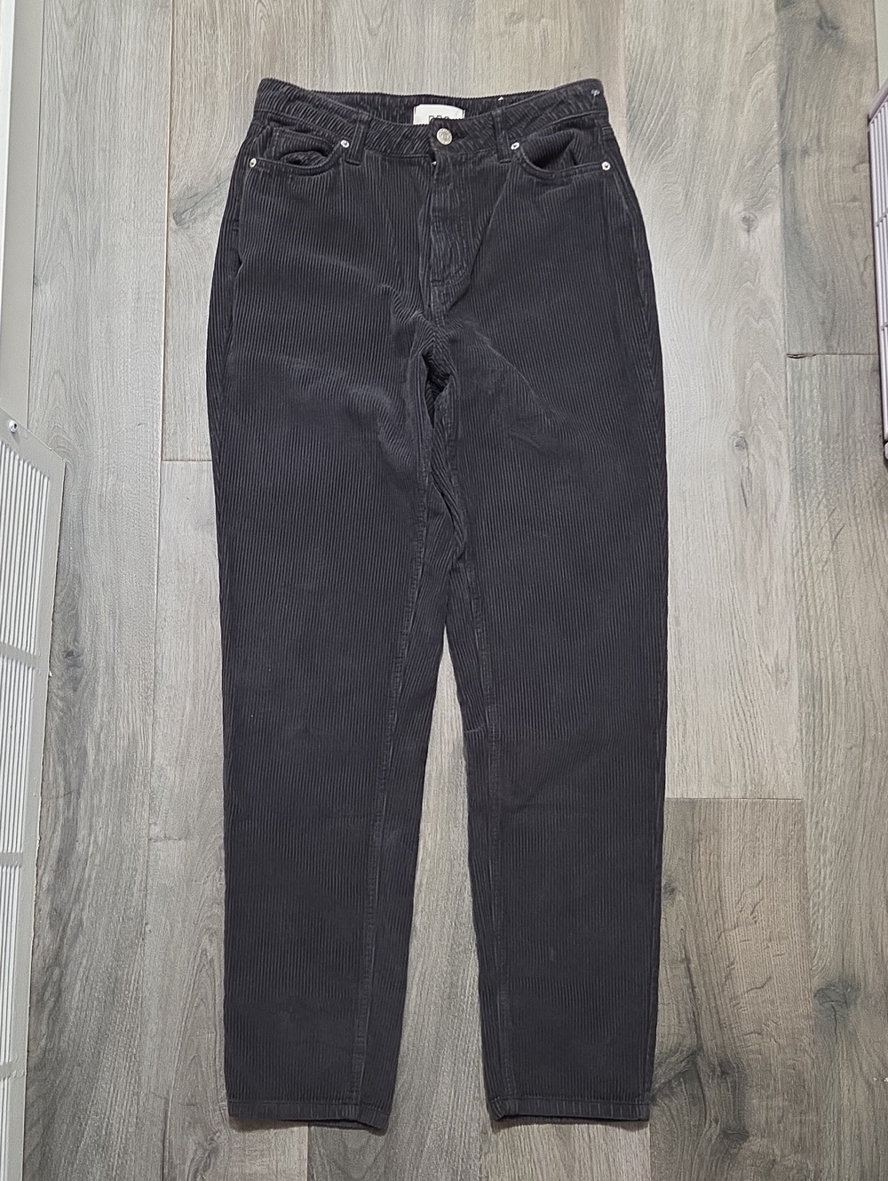 BDG Black Corduroy High-Rise Mom Pants